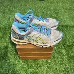 Asics Gel-Kayano 22 Women Size US 8 Running Shoes Teal Green Silver T597Q